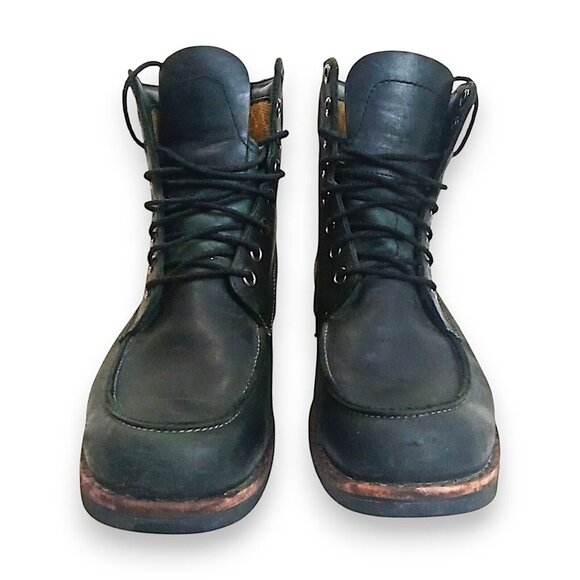 Timberland Premium Leather Waterproof Boot Black Men's Size 10.5 US - Picture 6 of 16